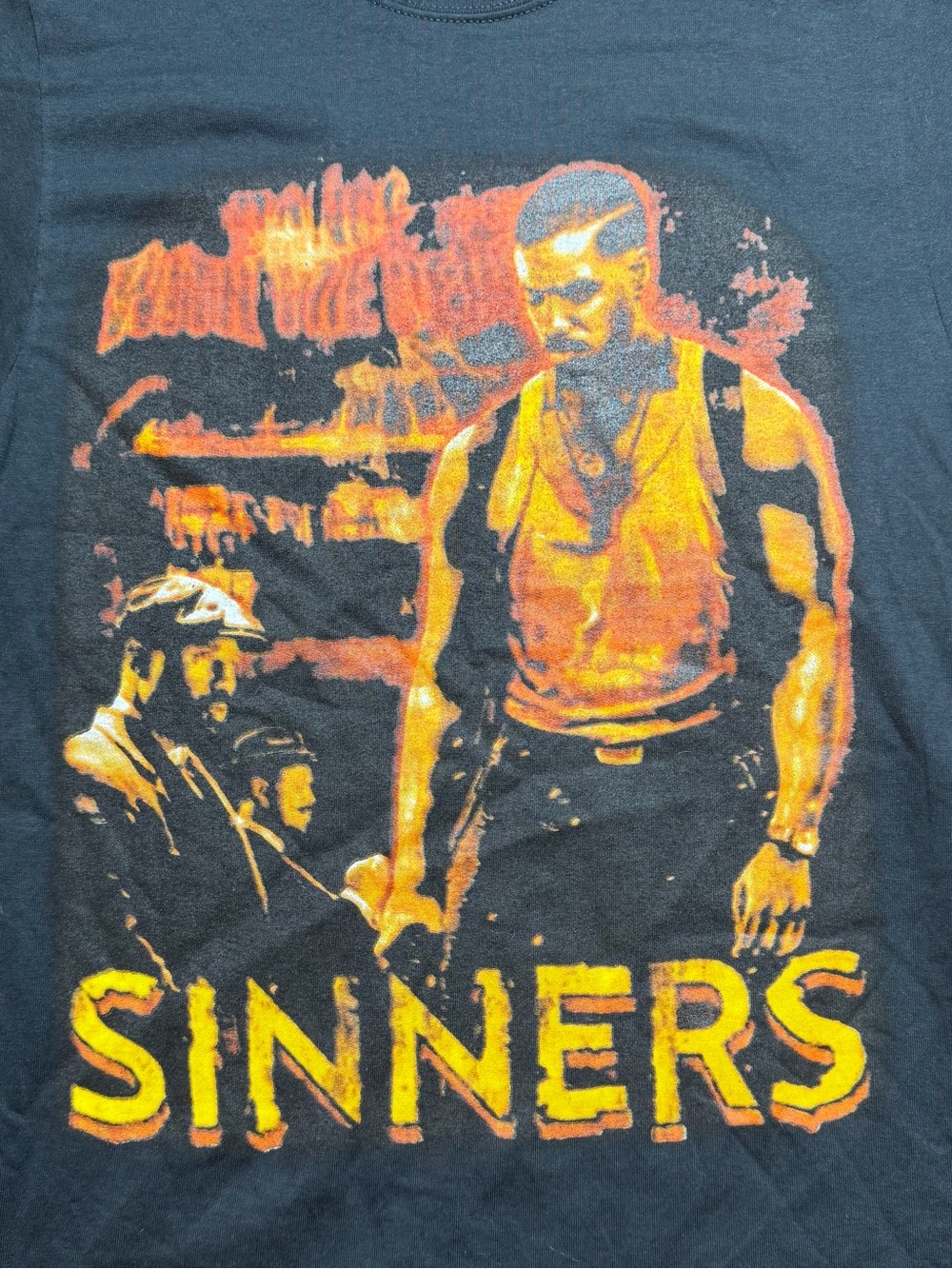 Headgear Classics Cotton Small NWT Sinners 2025 Movie Graphic T-Shirt - Picture 2 of 9